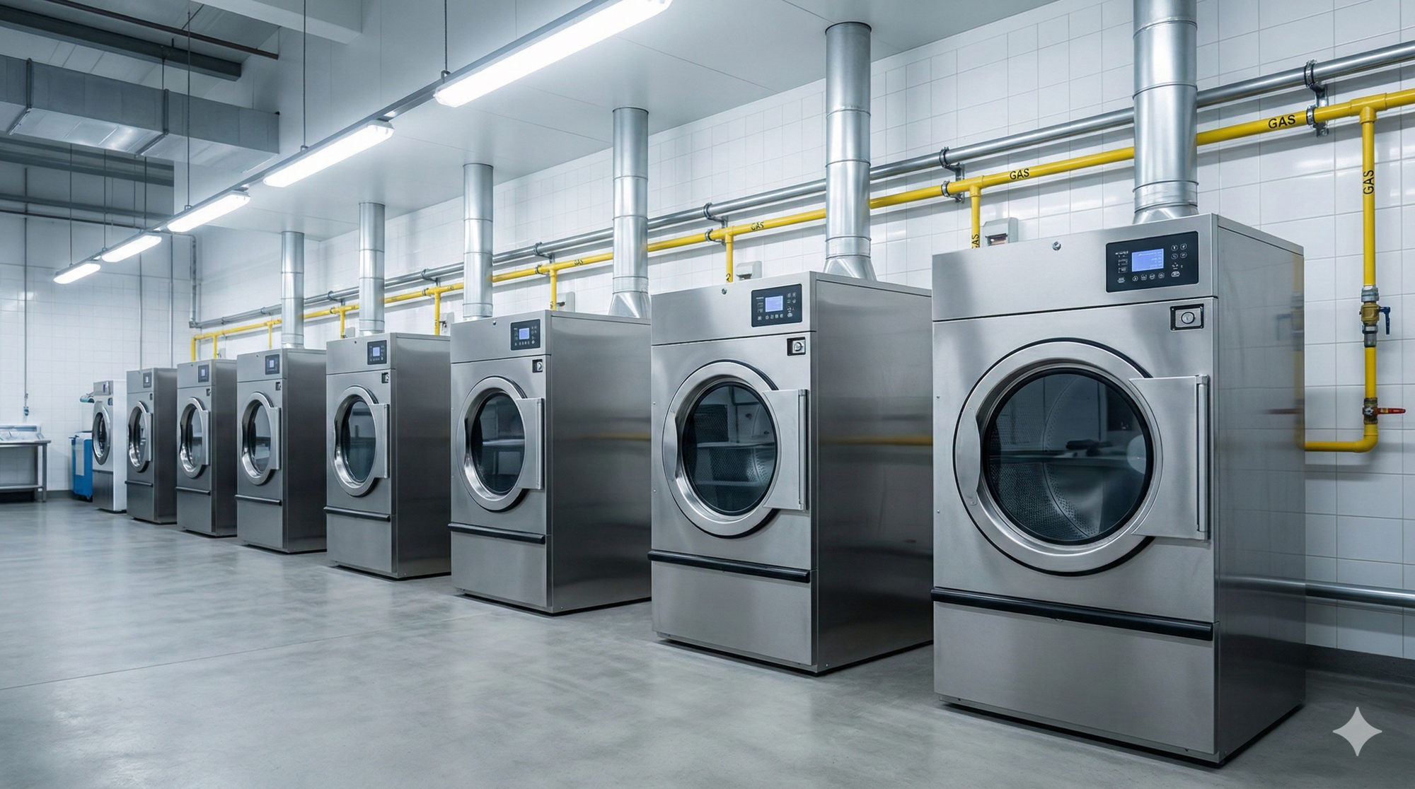 Commercial Gas Laundry Equipment